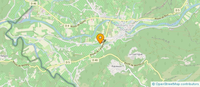 localisation de l'entreprise DE L'AIGUEMARSE à BENIVAY-OLLON