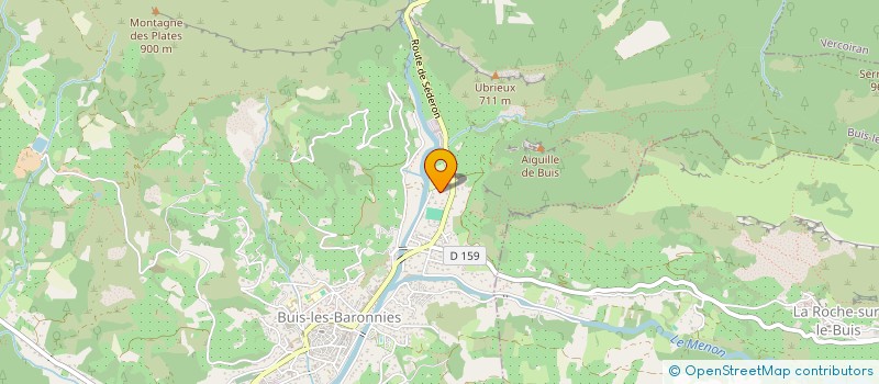 localisation de l'entreprise DE L'AIGUILLE à BUIS-LES-BARONNIES