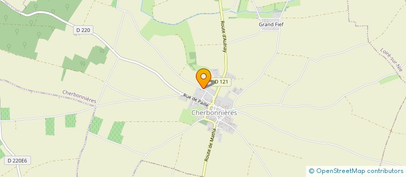 localisation de l'entreprise DE L AIGUILLE  CHERBONNIERES