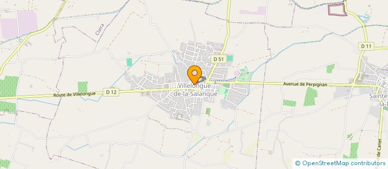 localisation de l'entreprise DE L'AIGUILLE DU MIDI  VILLELONGUE-DE-LA-SALANQUE