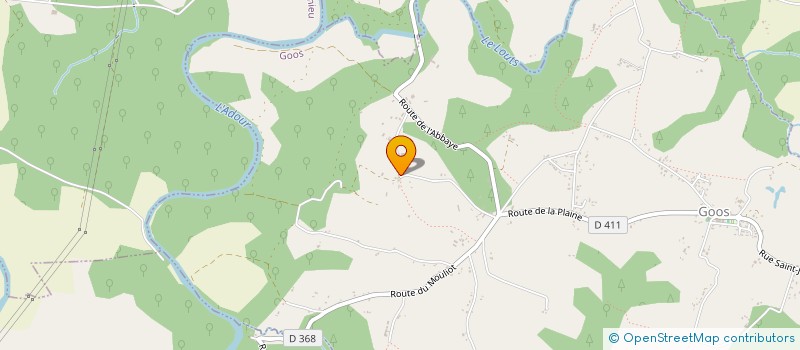 localisation de l'entreprise DE L'AIGUILLON à GOOS