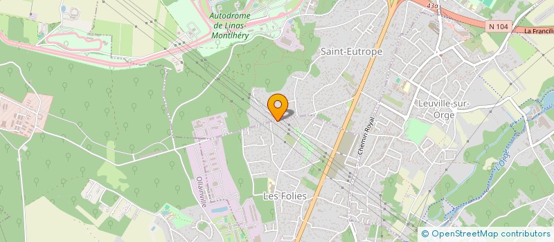 localisation de l'entreprise DE L AILE A LA CUISSE  OLLAINVILLE