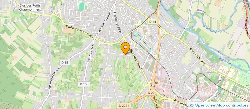 localisation de l'entreprise DE L'AIR ! à OLIVET