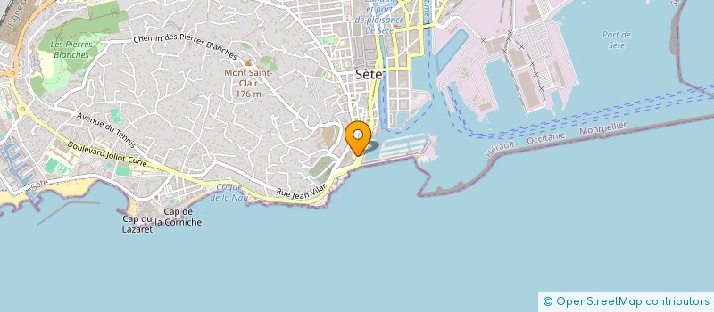 localisation de l'entreprise DE L AIR DE L EAU  SETE