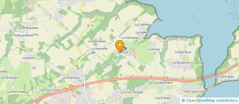 localisation de l'entreprise DE L'AIR DES CHAMPS à PLOUER-SUR-RANCE