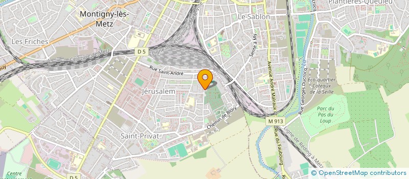 localisation de l'entreprise DE L'AIR INVEST à MONTIGNY-LES-METZ