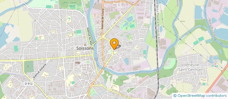 localisation de l'entreprise DE L'AISNE AUX GRANDES ECOLES (DAGE) à SOISSONS