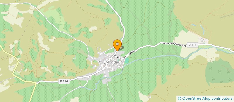 localisation de l'entreprise DE L'ALARIC  SERVIES-EN-VAL