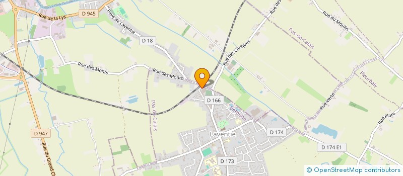 localisation de l'entreprise DE L'ALLOEU  LAVENTIE