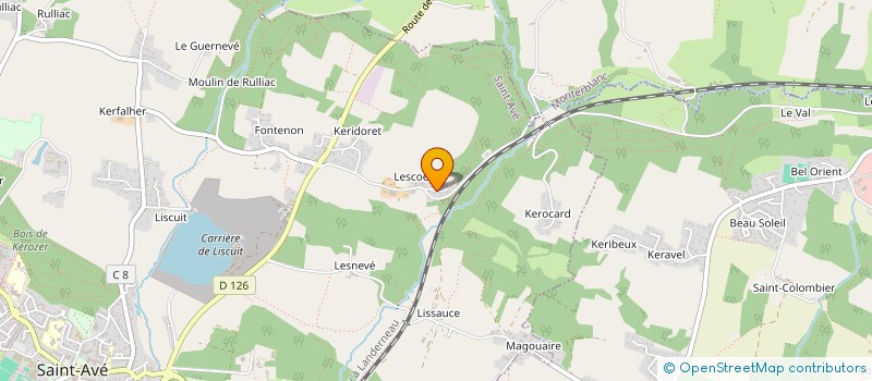 localisation de l'entreprise DE L'AMITIE à SAINT-AVE