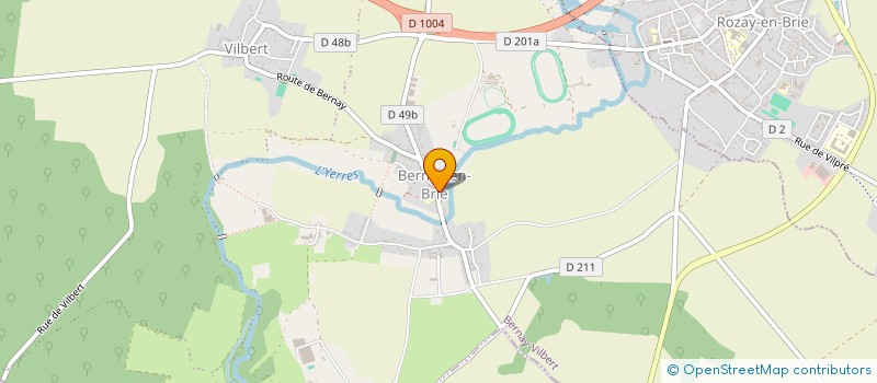 localisation de l'entreprise DE L'ANCIEN CHATEAU  BERNAY-VILBERT