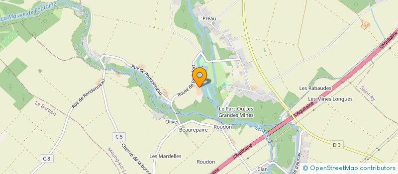 localisation de l'entreprise DE L'ANGE à HUISSEAU-SUR-MAUVES