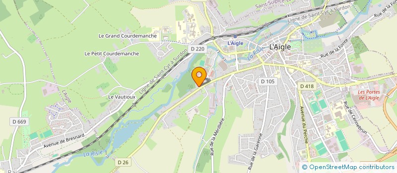 localisation de l'entreprise DE L'ANGLAICHERE à SAINT-OUEN-SUR-ITON