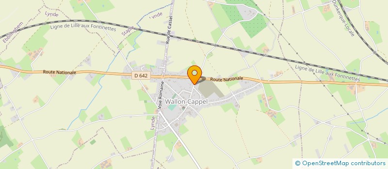 localisation de l'entreprise DE L'ANJOU à WALLON-CAPPEL
