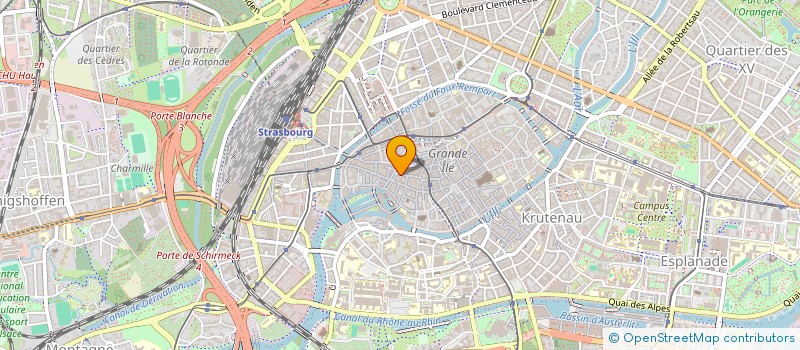 localisation de l'entreprise DE L'APICULTEUR  STRASBOURG