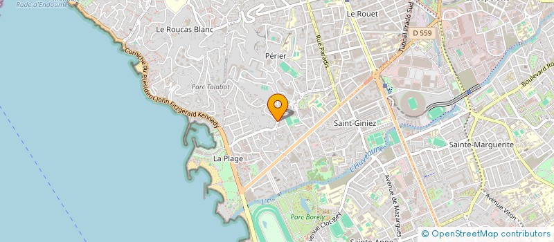 localisation de l'entreprise DE L ARAVET à MARSEILLE