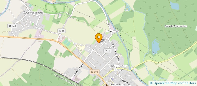 localisation de l'entreprise DE L'ARBANE à TROYES
