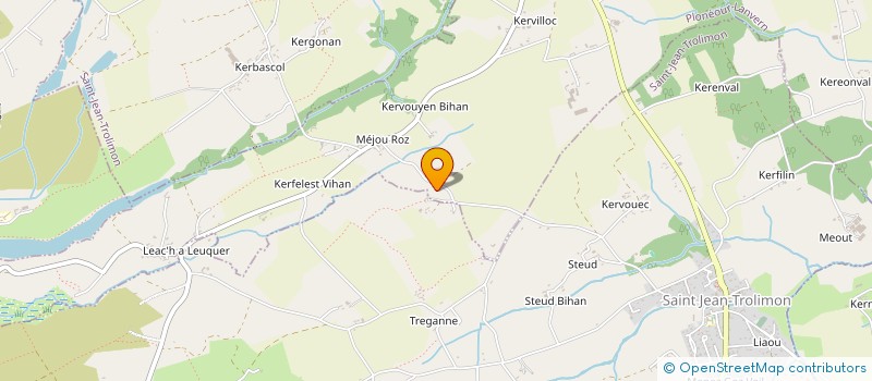 localisation de l'entreprise DE L'ARBRE AU JARDIN à PLONEOUR-LANVERN
