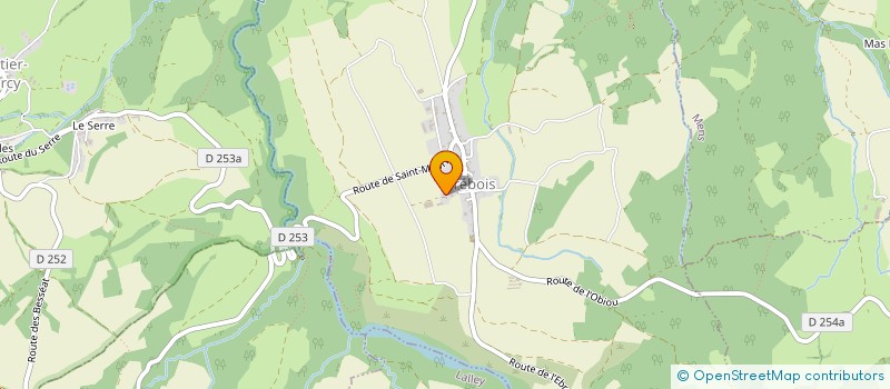 localisation de l'entreprise DE L'ARCHATEL à PREBOIS