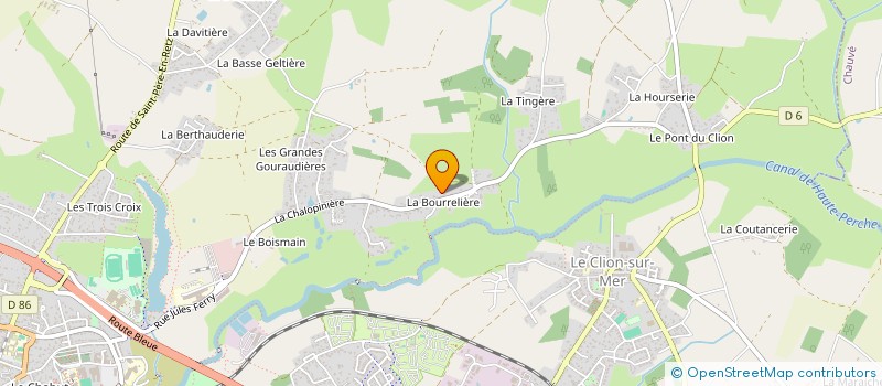 localisation de l'entreprise DE L'ARCHE  PORNIC