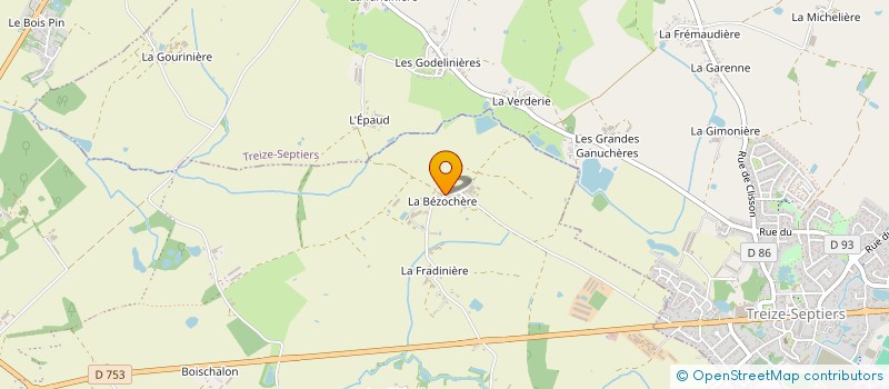 localisation de l'entreprise DE L'ARCHE à MONTAIGU-VENDEE