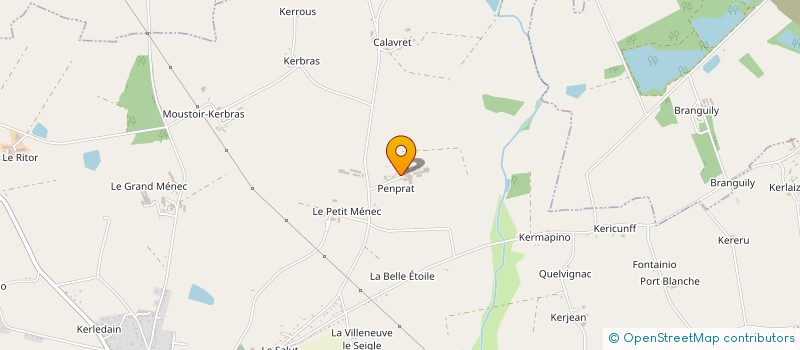 localisation de l'entreprise DE L'ARKENCIEL  NOYAL-PONTIVY