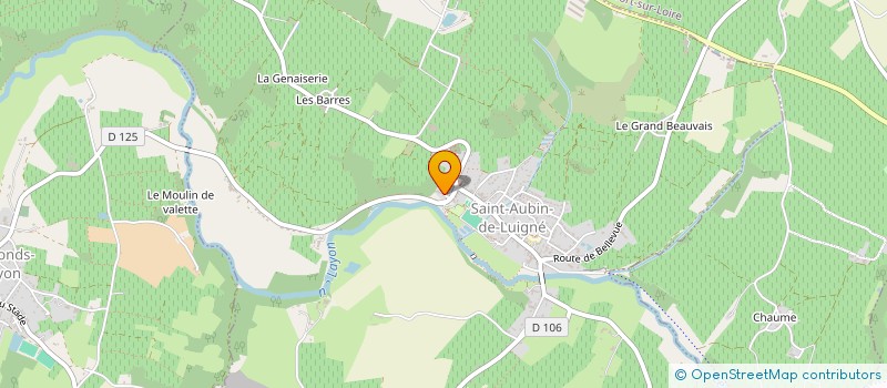 localisation de l'entreprise DE L'ARMANGE  VAL-DU-LAYON