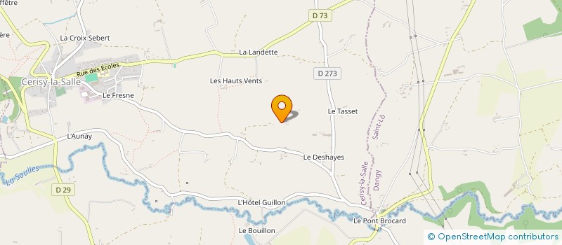 localisation de l'entreprise DE L ARTHOUR à NOTRE-DAME-DE-CENILLY