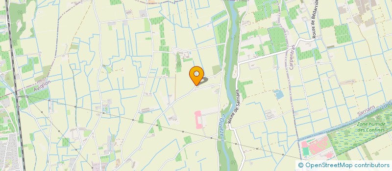 localisation de l'entreprise DE L'ASPRE  BEDARRIDES