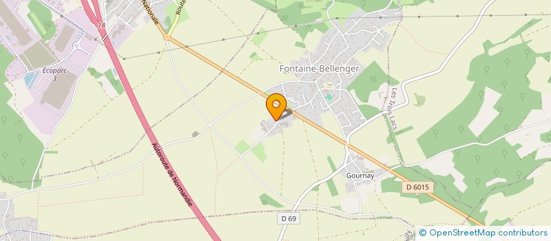 localisation de l'entreprise DE L'ATELIER FARMANEL  FONTAINE-BELLENGER