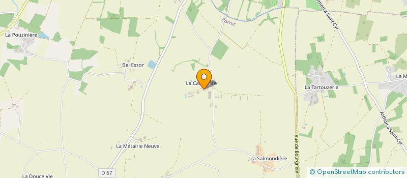 localisation de l'entreprise DE L'ATLANTIQUE à PORNIC