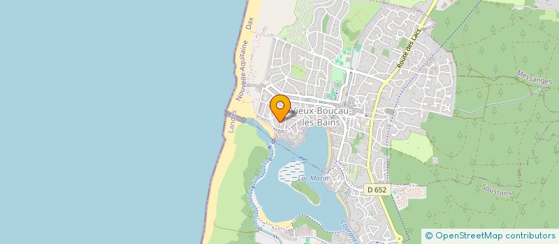 localisation de l'entreprise DE L'ATLANTIQUE  VIEUX-BOUCAU-LES-BAINS