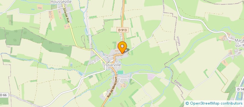 localisation de l'entreprise DE L ATRE  DIARVILLE