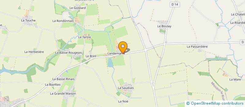 localisation de l'entreprise DE L'AUBE à MOISDON-LA-RIVIERE