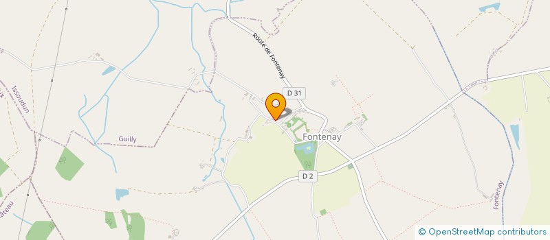 localisation de l'entreprise DE L'AUBIER à GUILLY