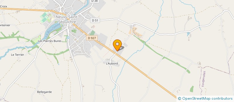 localisation de l'entreprise DE L'AUBORD à NEUVY-SAINT-SEPULCHRE