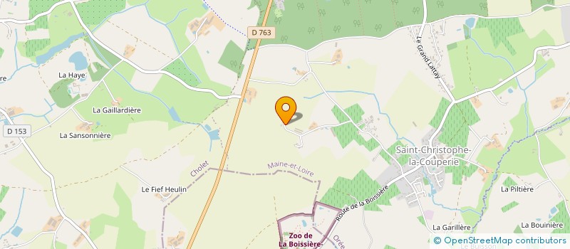 localisation de l'entreprise DE L'AUDARDIERE à OREE-D'ANJOU