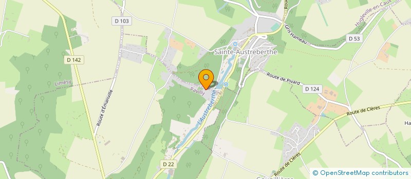 localisation de l'entreprise DE L'AUGE à PAVILLY