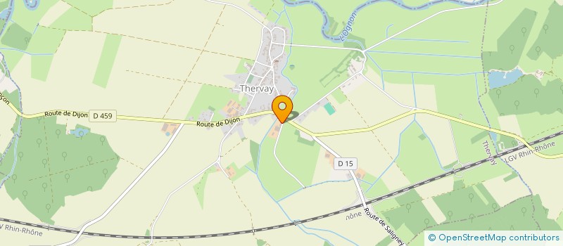 localisation de l'entreprise DE L'AURORE à THERVAY
