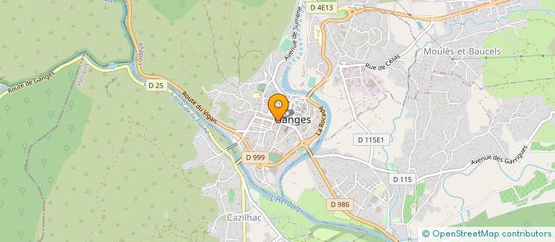 localisation de l'entreprise DE L AUTRE COTE à GANGES