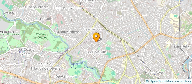 localisation de l'entreprise DE L'AUTRE COTE à NANTES