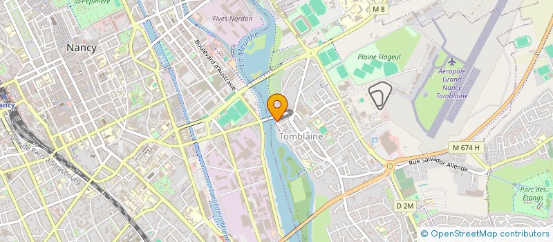 localisation de l'entreprise DE L'AVENIR  TOMBLAINE