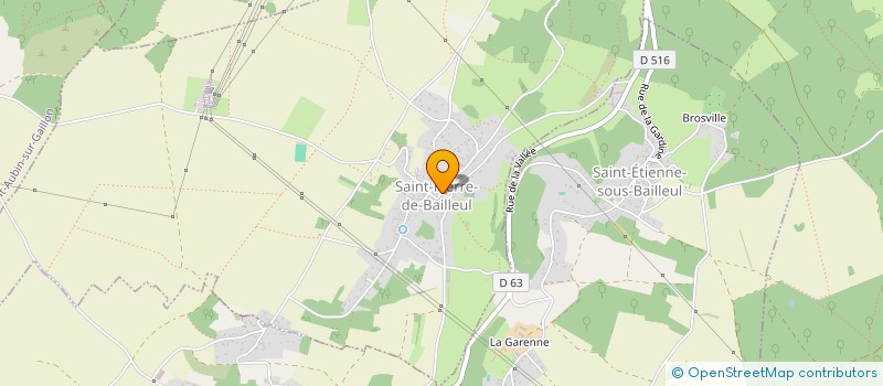 localisation de l'entreprise DE L'AVENIR  SAINT-PIERRE-DE-BAILLEUL