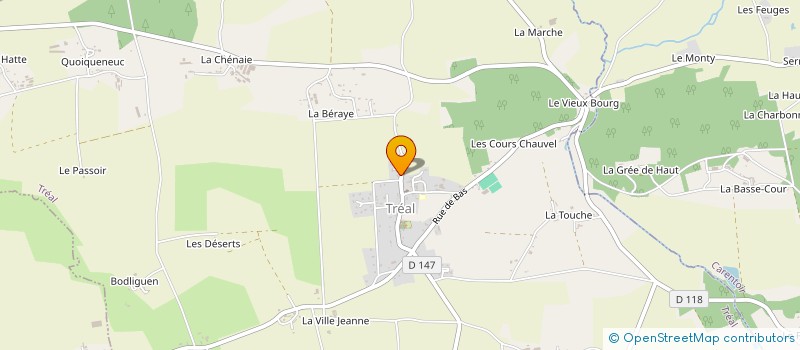 localisation de l'entreprise DE L'AVENIR  TREAL