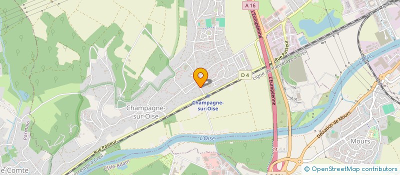 localisation de l'entreprise DE L'AVENIR  CHAMPAGNE-SUR-OISE