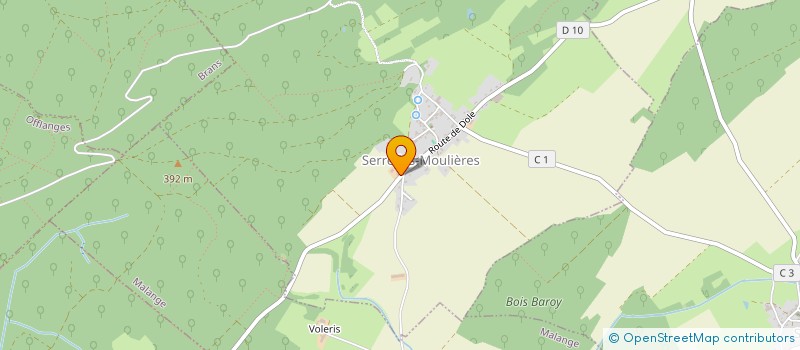 localisation de l'entreprise DE L'AVENIR  SERRE-LES-MOULIERES