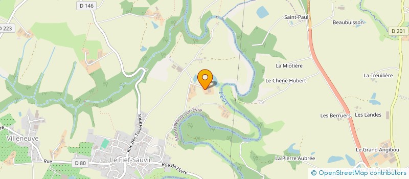 localisation de l'entreprise DE L'AVENIR  BEAUPREAU-EN-MAUGES