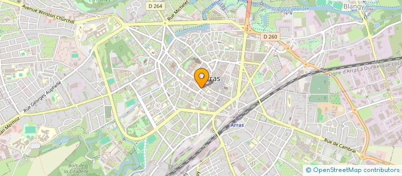 localisation de l'entreprise DE L'AVENIR à ARRAS