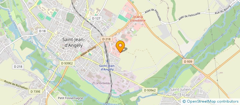 localisation de l'entreprise DE L'EAU  SAINT-JEAN-D'ANGELY