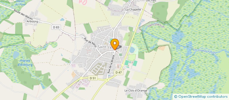 localisation de l'entreprise DE L'ECLIS à ASSERAC